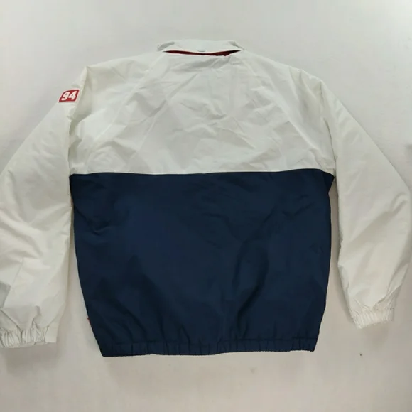 DC SHOE CO USA water Resistant Men Large Jacket Red White Blue - Picture 2 of 12